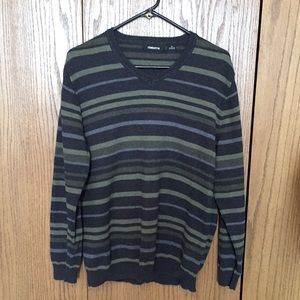 Men’s striped Claiborne sweater